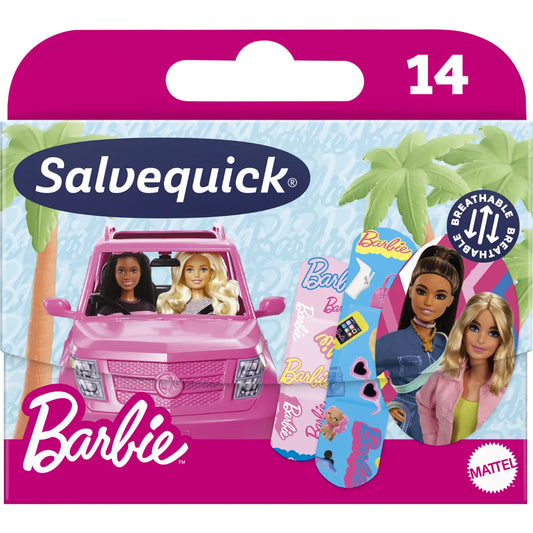 Salvequick Barbie lastenlaastari 14 kpl