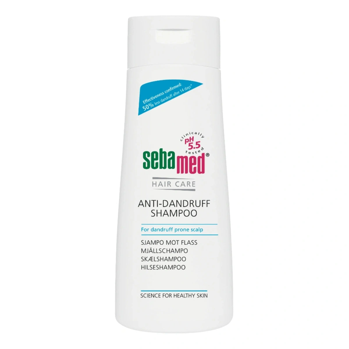 SEBAMED Anti-Dandruff hilseshampoo 200 ml rasvoittuvalle päänahalle