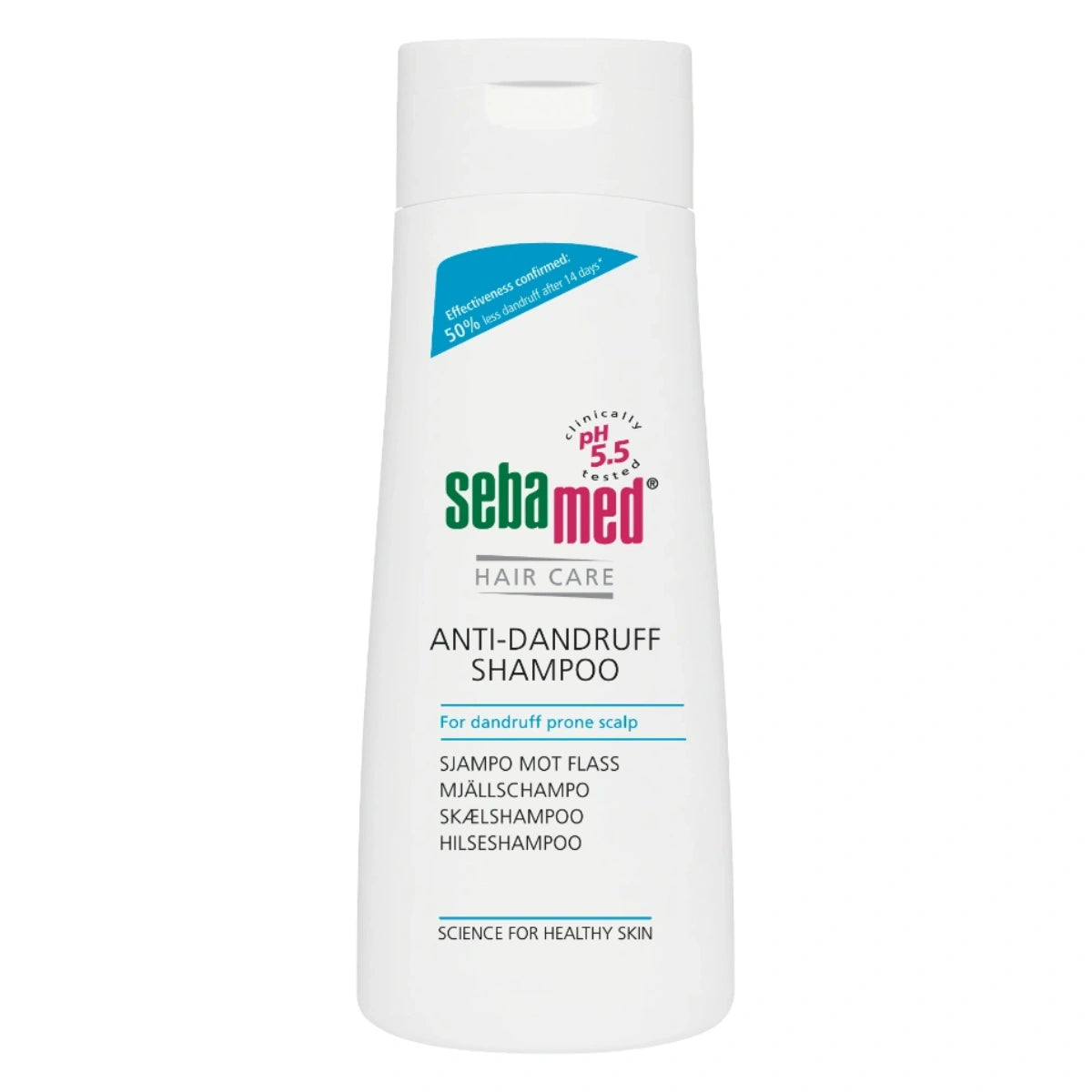 SEBAMED Anti-Dandruff hilseshampoo 400 ml rasvoittuvalle ja hilseilevälle päänahalle