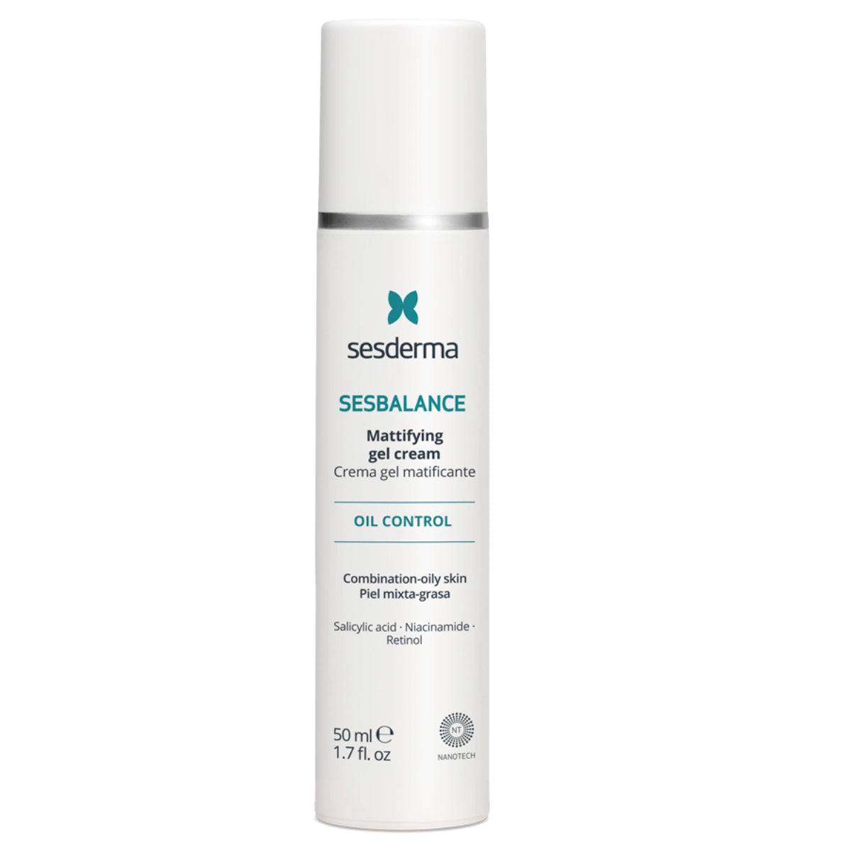 SESDERMA Sesbalance Mattifying Gel Cream 50 ml hillitsee talineritystä