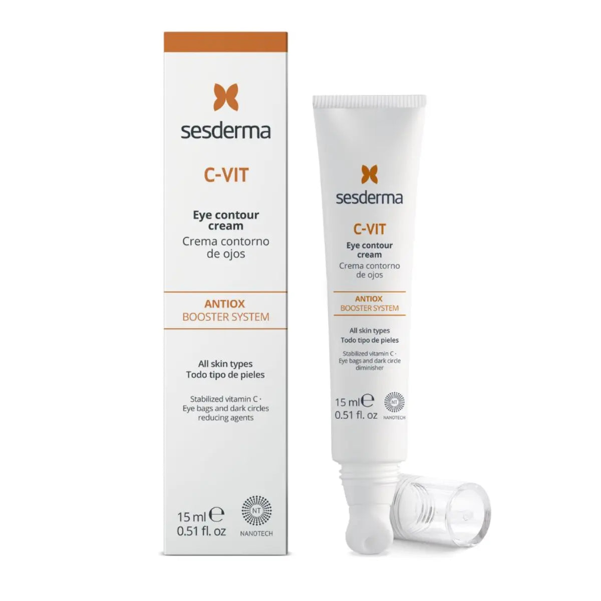 SESDERMA C-Vit Eye Contour Cream – stabiloitua C-vitamiinia sisältävä kiinteyttävä silmänympärysvoide