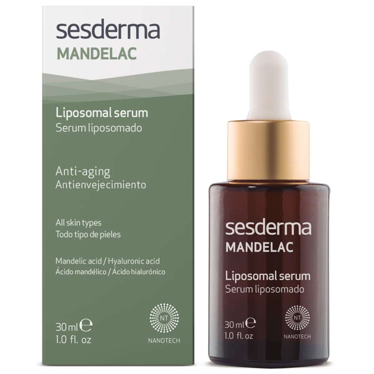 SESDERMA Mandelac Liposomal Serum 30 ml nuorentava kasvoseerumi