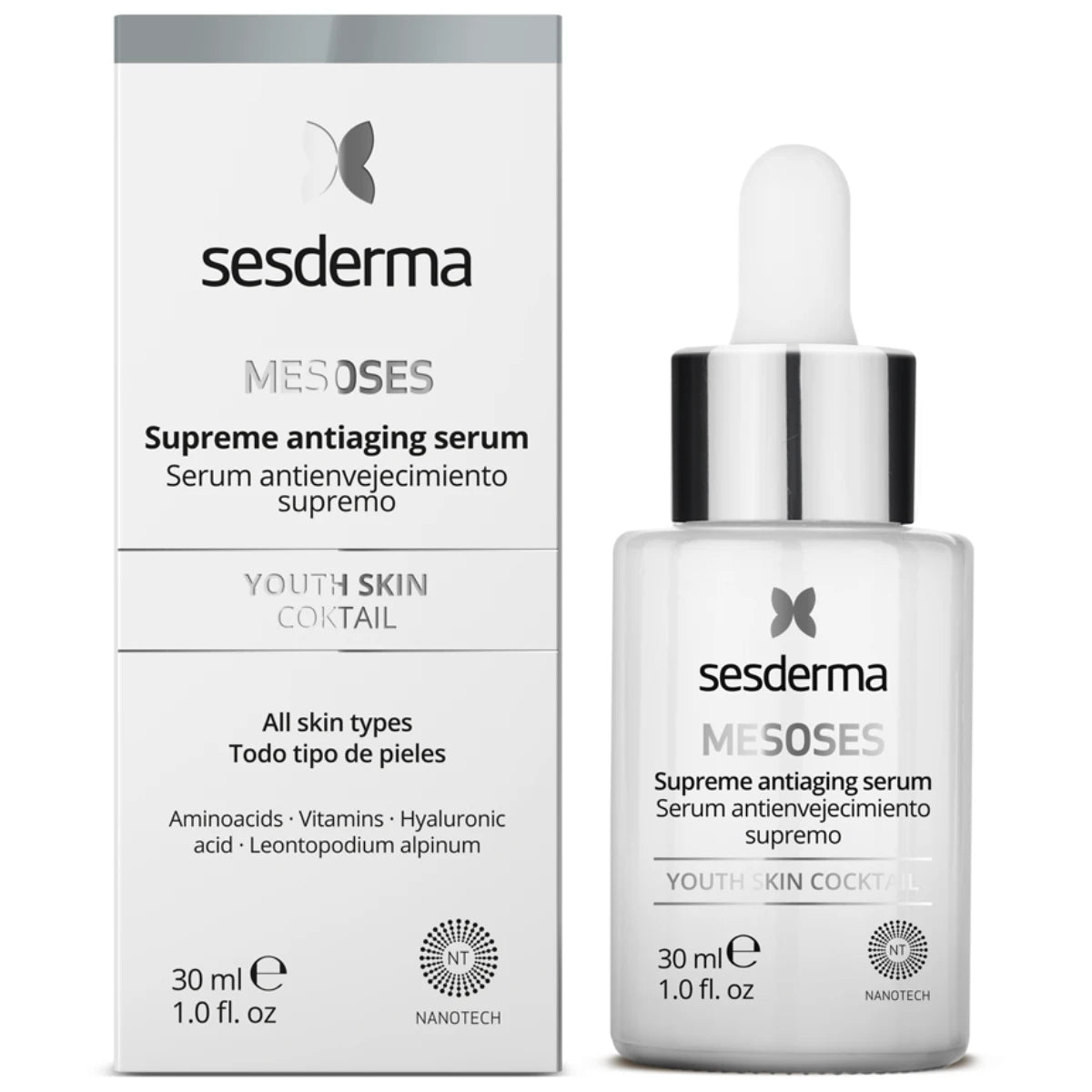 SESDERMA Mesoses Supreme Antiaging Serum 30 ml kasvoseerumi ikääntymistä vastaan