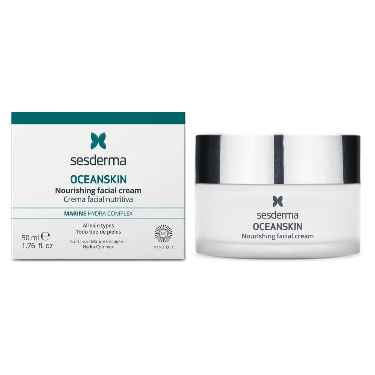 SESDERMA Oceanskin Nourishing Facial Cream 50 ml tehokkaasti kosteuttava kasvovoide