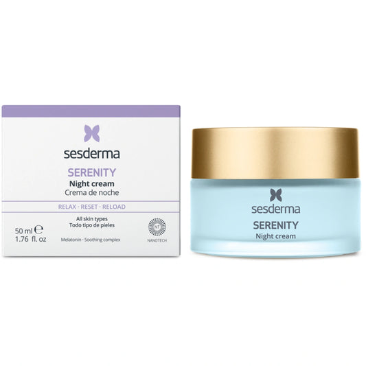 SESDERMA Serenity Night Cream 50 ml melatoniinia sisältävä ihoa uudistava yövoide