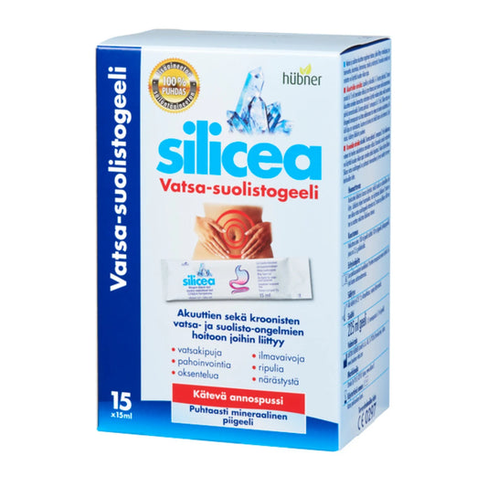 SILICEA Vatsa-suolistogeeli annospussi 15x15 ml