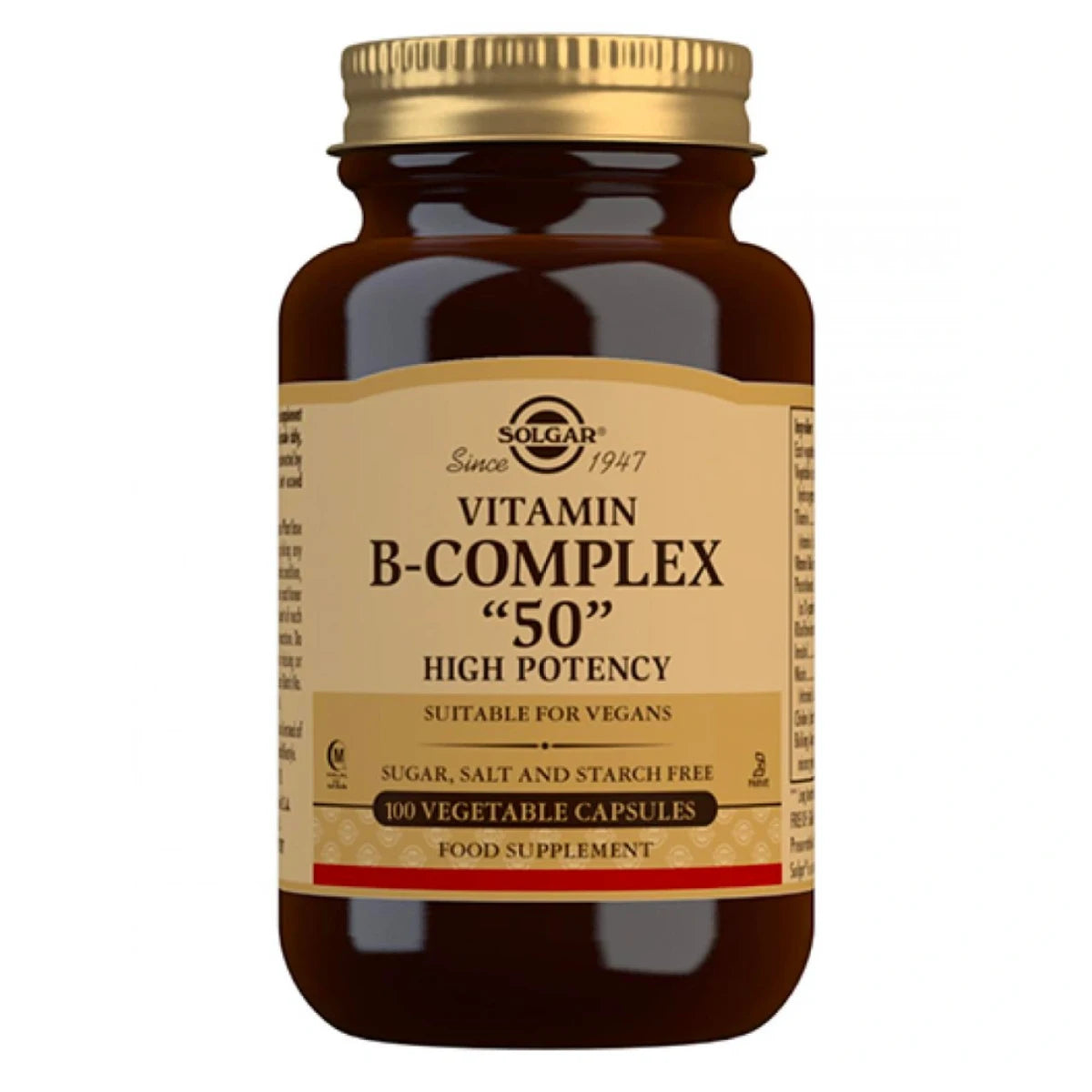 SOLGAR Vitamin B-Complex "50" kapseli 100 kpl