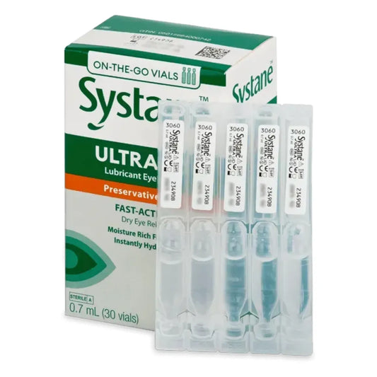 Systane Ultra UD Silmätipat, kerta-annospipetti 30 x 0,7 ml kosteuttaa pitkään ja tehokkaasti