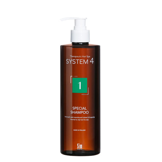 SYSTEM 4 Special Shampoo 1 normaaleille ja rasvoittuville hiuksille 500 ml