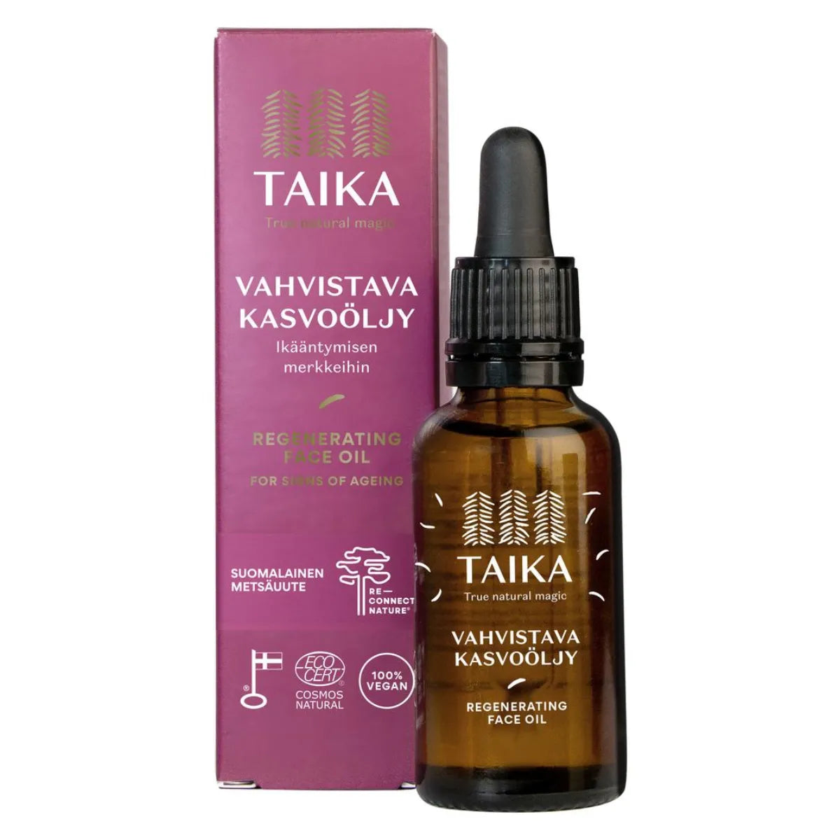 Taika Vahvistava kasvoöljy 30 ml ikääntymisen merkkeihin