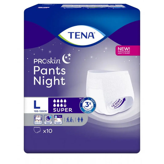 TENA Proskin Pants Night Super L 10 kpl