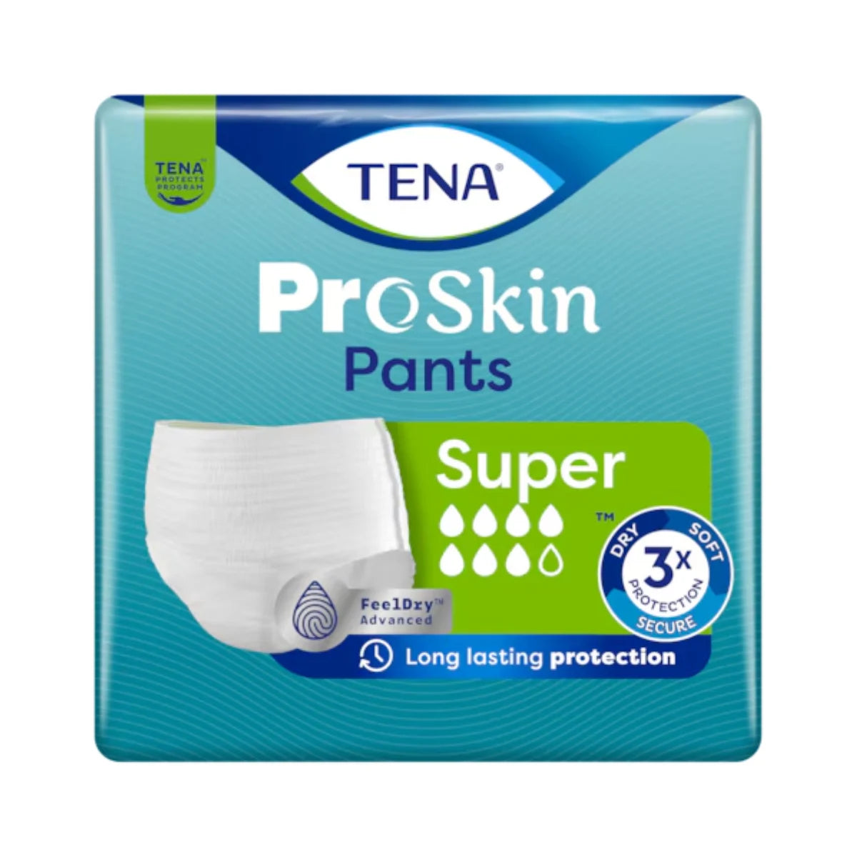 TENA ProSkin Pants Super XL 12 kpl keskivaikeaan tai vaikeaan virtsankarkailuun