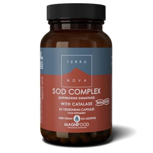 TERRANOVA SOD Complex with Catalase kapseli 50 kpl vahva antioksidanttiyhdistelmä