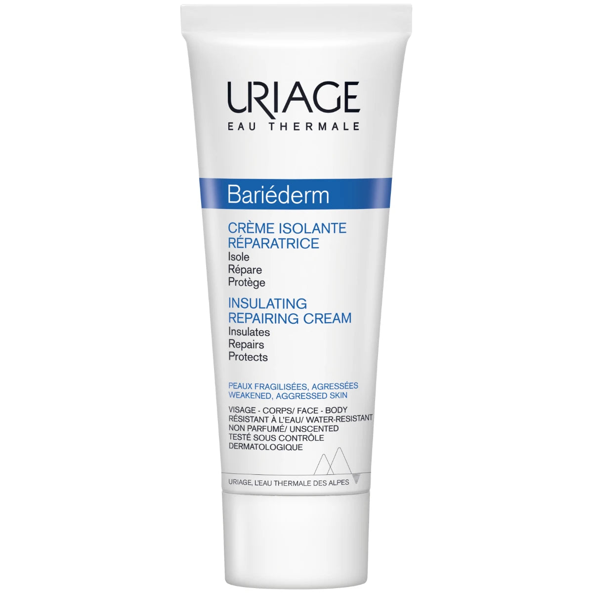 Uriage Bariederm Insulating Repairing Cream 75 ml ihoa suojaava, korjaava ja uudistava hoitovoide ärtyneelle iholle