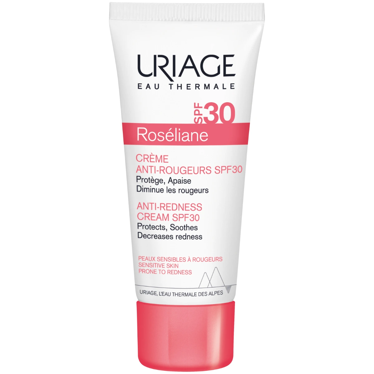 Uriage Roseliane Anti-redness Cream SPF30 40 ml kasvovoide aurinkosuojalla, joka vähentää ihon punoitusta