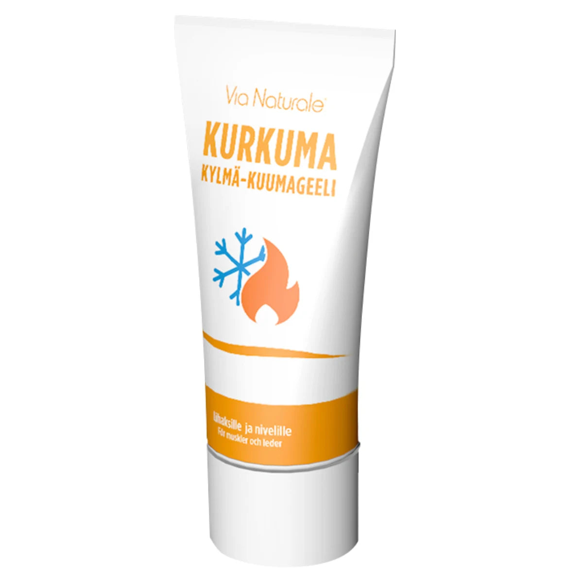 VIA NATURALE Kurkuma kylmä-kuumageeli 150 ml lihaksille ja nivelille