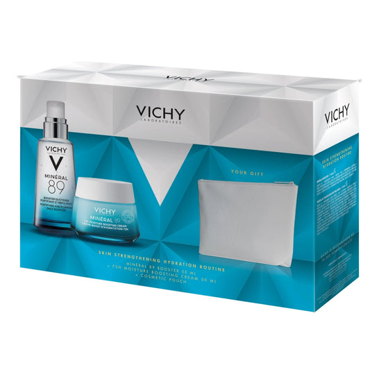 Vichy Mineral 89 lahjapakkaus tehokkaaseen ihon kosteutukseen