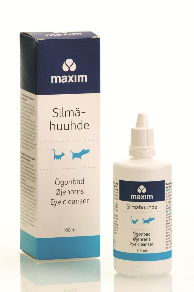 MAXIM SILMÄHUUHDE KOIRILLE JA KISSOILLE 100 ML