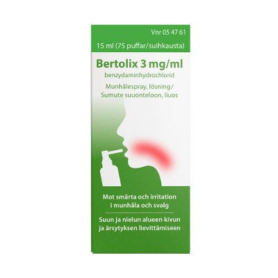 BERTOLIX sumute suuonteloon, annospumppu, 75 painallusta